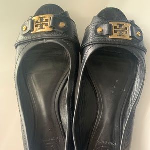 Tory Burch open toe flats